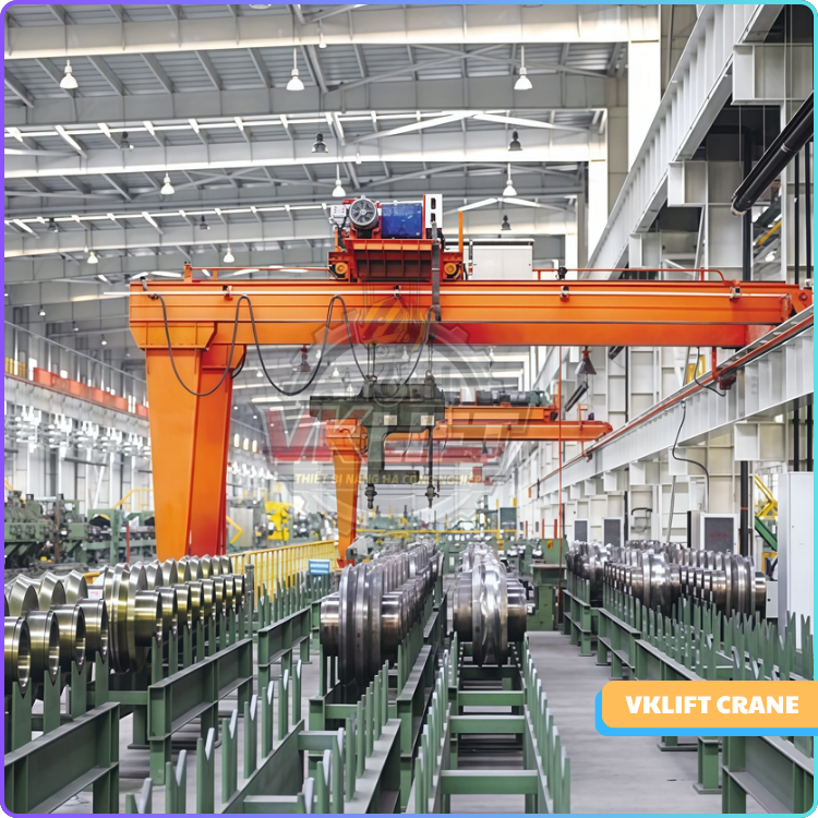 Cấu tạo bán cổng trục dầm đôi: Những chi tiết quyết định độ bền 10–15 năm - VNID