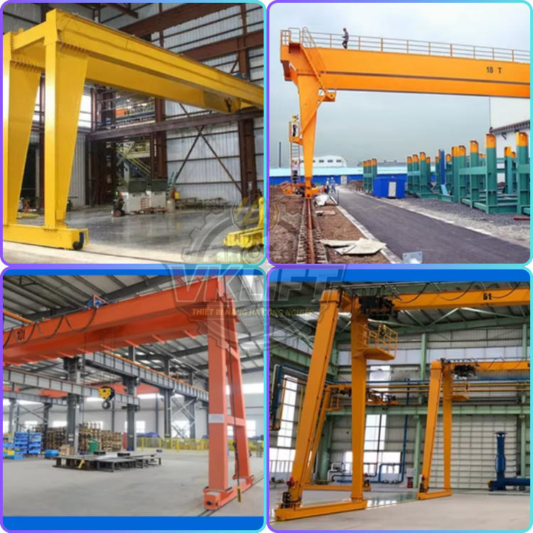 So sánh kết cấu: Bán cổng trục và cổng trục toàn phần khác nhau ở điểm nào - VNID