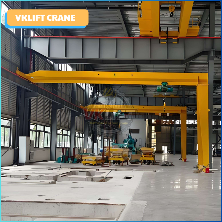Nhà xưởng như thế nào nên dùng bán cổng trục dầm đơn thay vì cầu trục - VNID