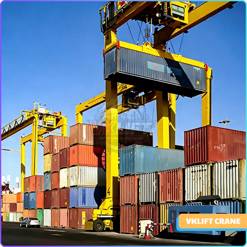 Xu hướng tự động hóa cầu trục cảng trong logistics 4.0