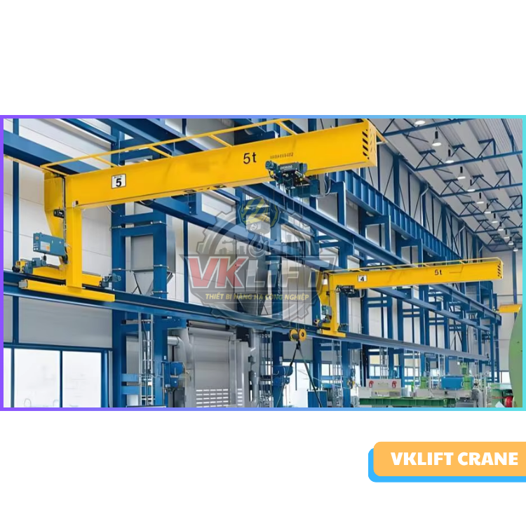 Kinh nghiệm chọn cầu trục quay áp tường phù hợp tải trọng và không gian