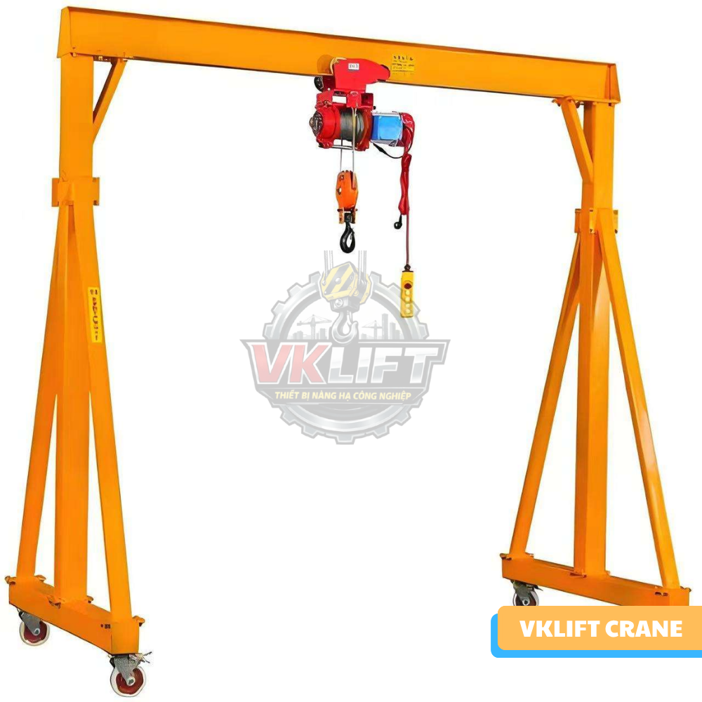 Cổng trục đẩy tay là gì - Cấu tạo & nguyên lý hoạt động chi tiết - VNID