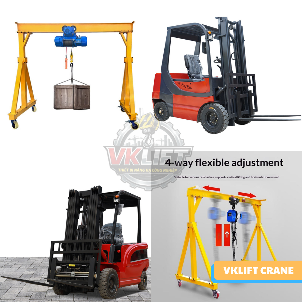 Có nên sử dụng cổng trục đẩy tay thay thế xe nâng không - VNID