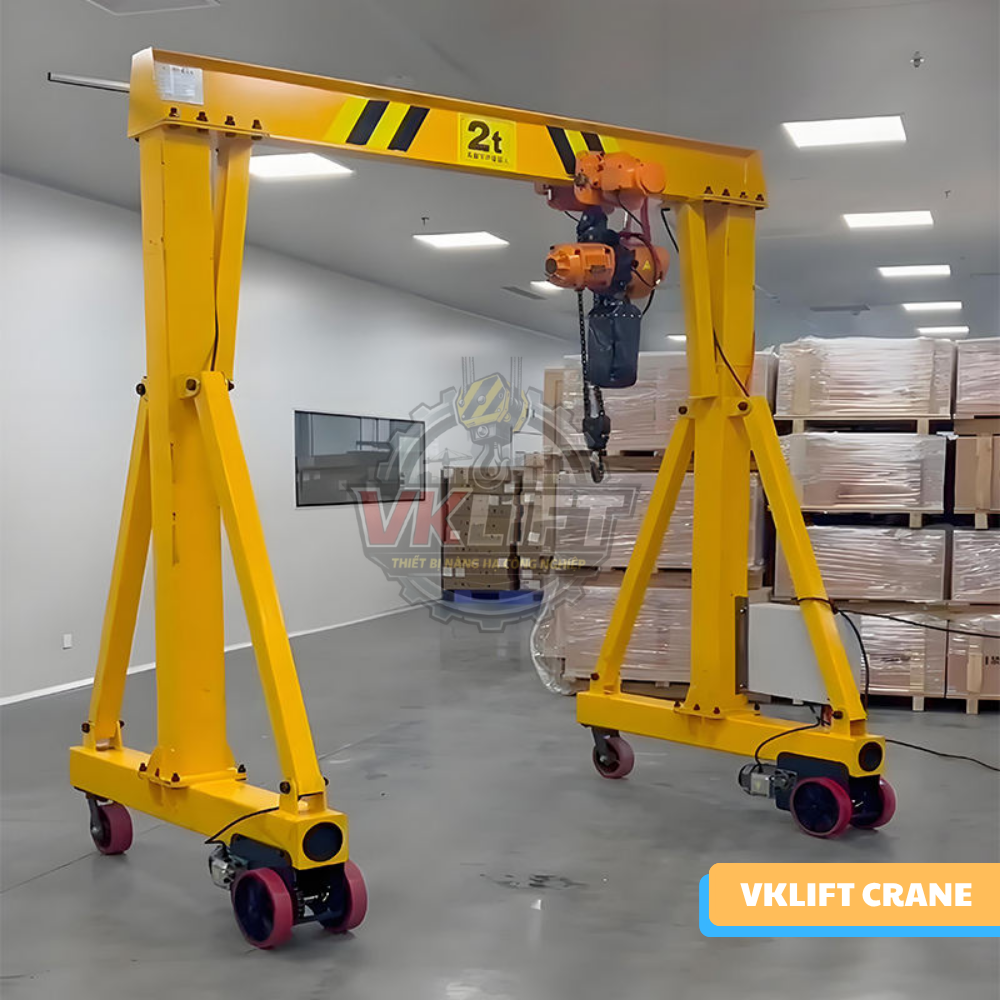 Cách tính tải trọng phù hợp cho cổng trục đẩy tay - VNID