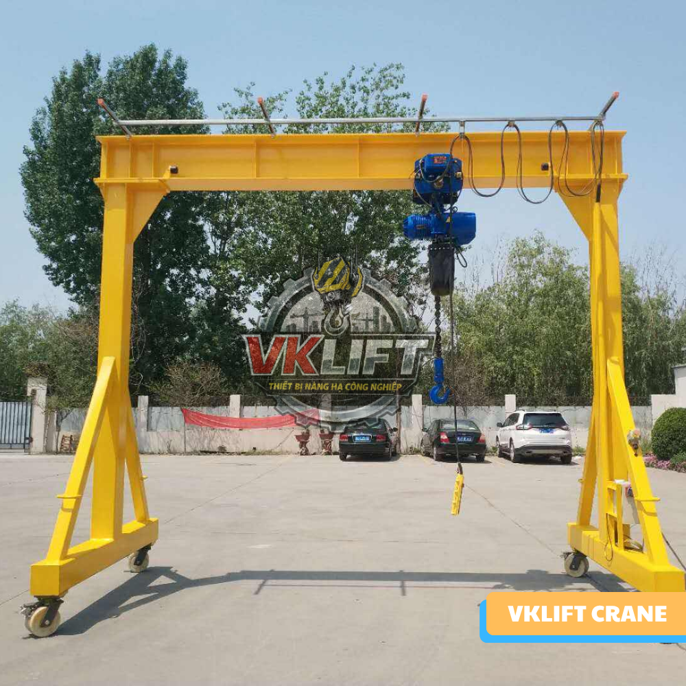 Báo giá cổng trục đẩy tay mới nhất theo tải trọng (1 tấn, 2 tấn, 3 tấn…)