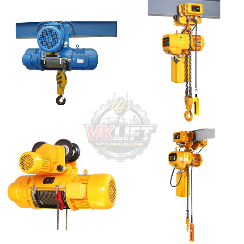 Pa lăng là gì - Phân loại pa lăng cáp và pa lăng xích từ A–Z