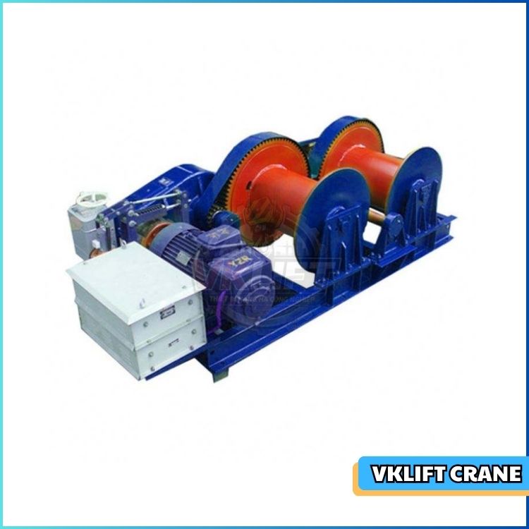 Tời kéo 2 tang  loại tốc độ cao