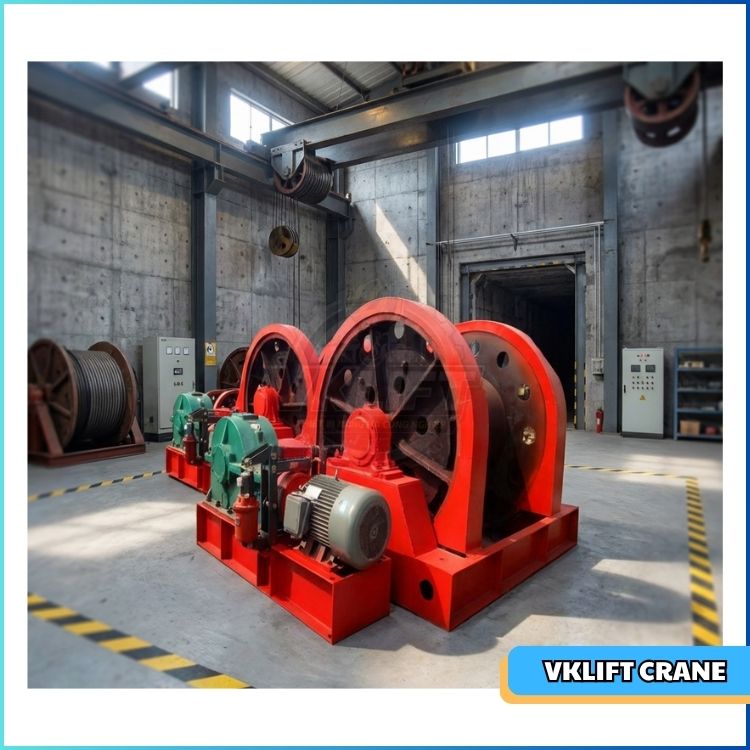 Tời nâng cửa van 2x25 tấn