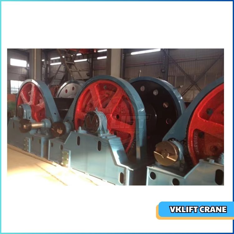 Hệ tời nâng hạ cửa van phẳng 2x150 tấn