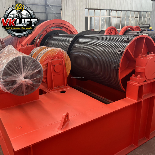 Tời nâng cửa van phẳng tốc độ cao QPK-2x50/2x50-8/8 - VKLIFT