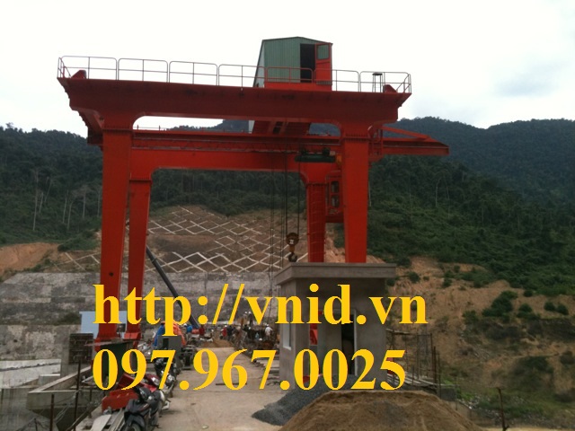 Dự án Cung cấp Cầu trục chân dê 2x25+5 Tấn - Nhà máy thủy điện Sông Bung 4A