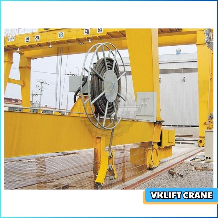 Cung cấp hệ thống Rulo cuốn cáp cho cổng trục 40 tấn và Gầu vớt rác