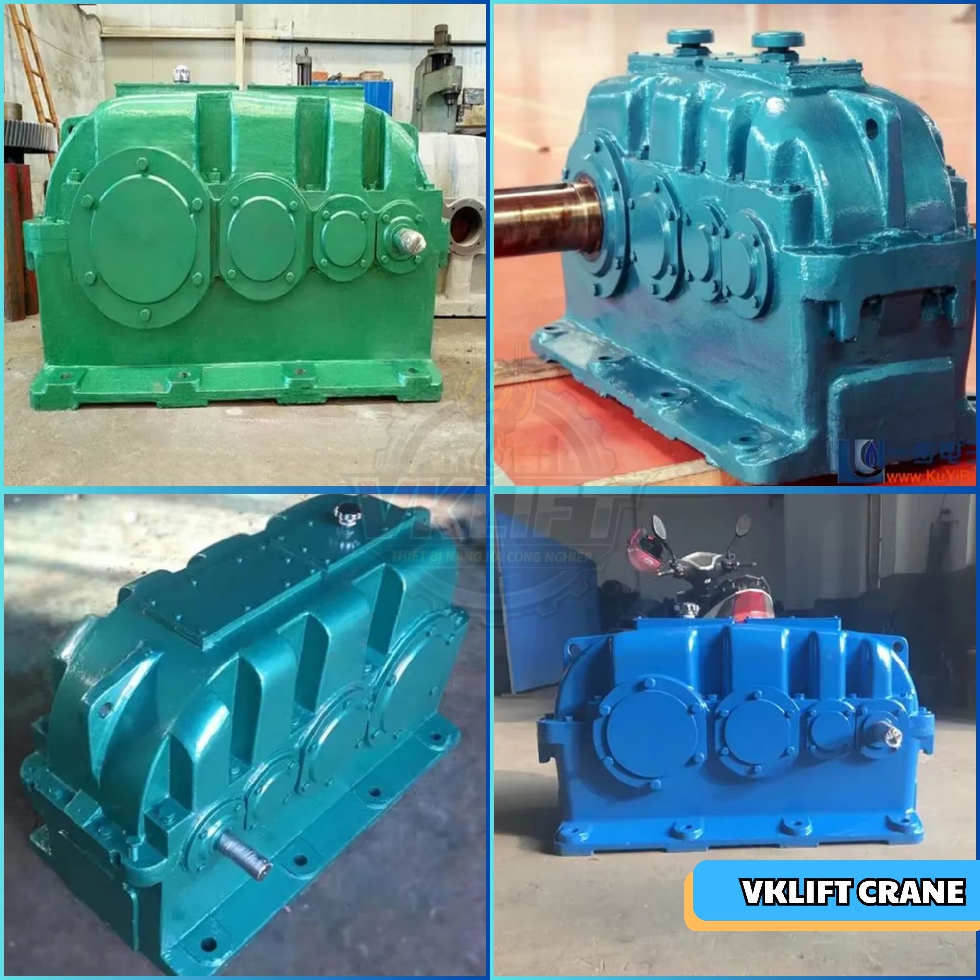 Hộp giảm tốc tải nặng và tải nhẹ: Khác nhau thế nào