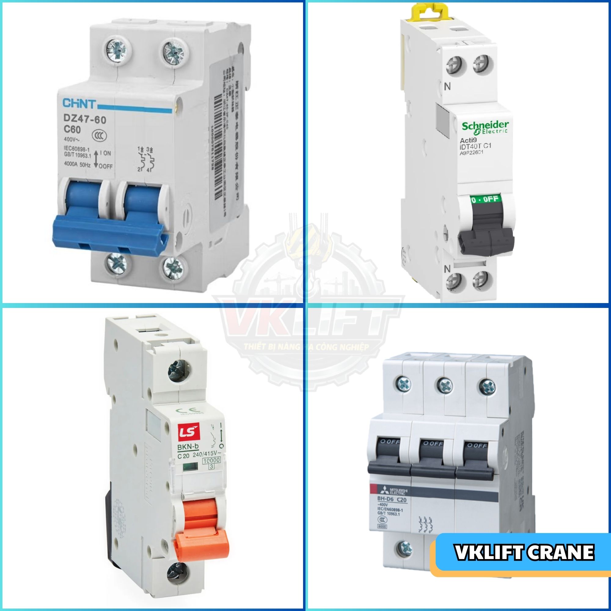 Cách chọn MCB cho tủ điện cầu trục chính xác, đúng kỹ thuật