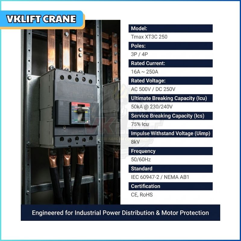 Cách xử lý MCCB Bị Nhảy Liên Tục Trong Tủ Điện Cầu Trục