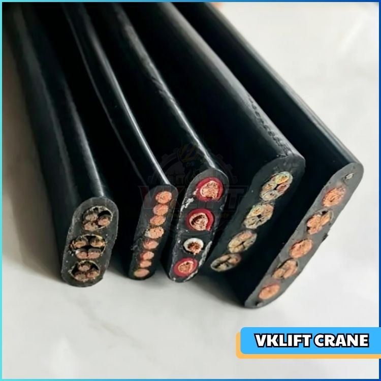 Cáp Điện Dẹt Cầu Trục (Flat Cable) Là Gì? Cấu Tạo Và Cách Chọn
