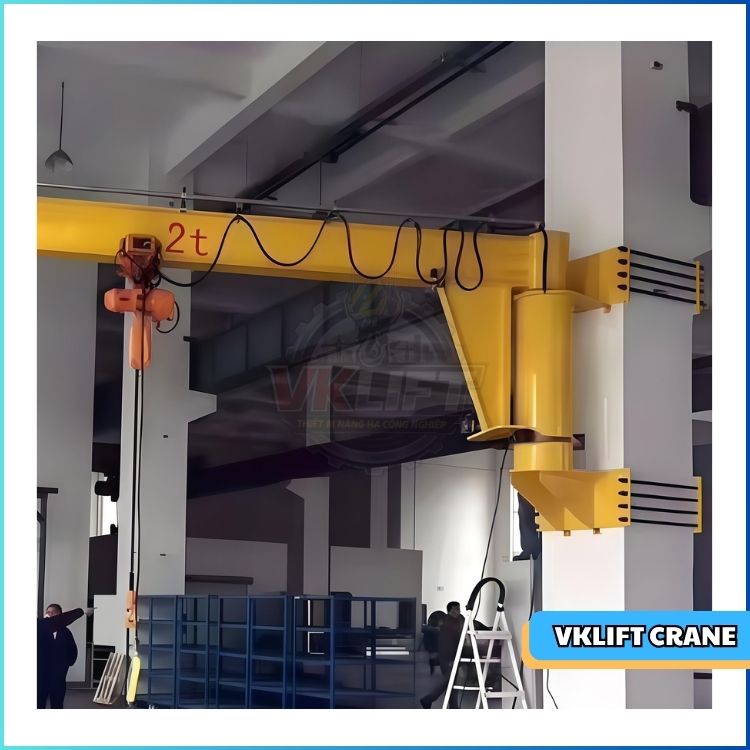 Cần trục xoay áp cột 1 tấn
