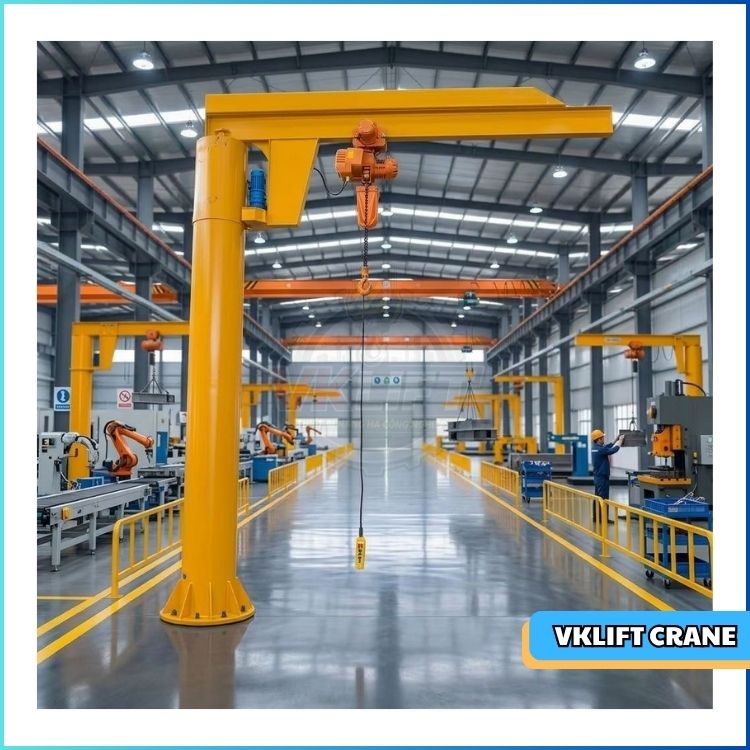 Cần trục xoay chân đế 1 tấn