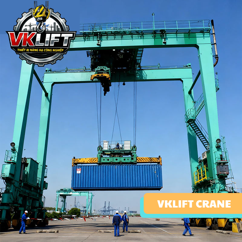 Cổng trục bánh lốp nặng (50 – 200 tấn) - VNID