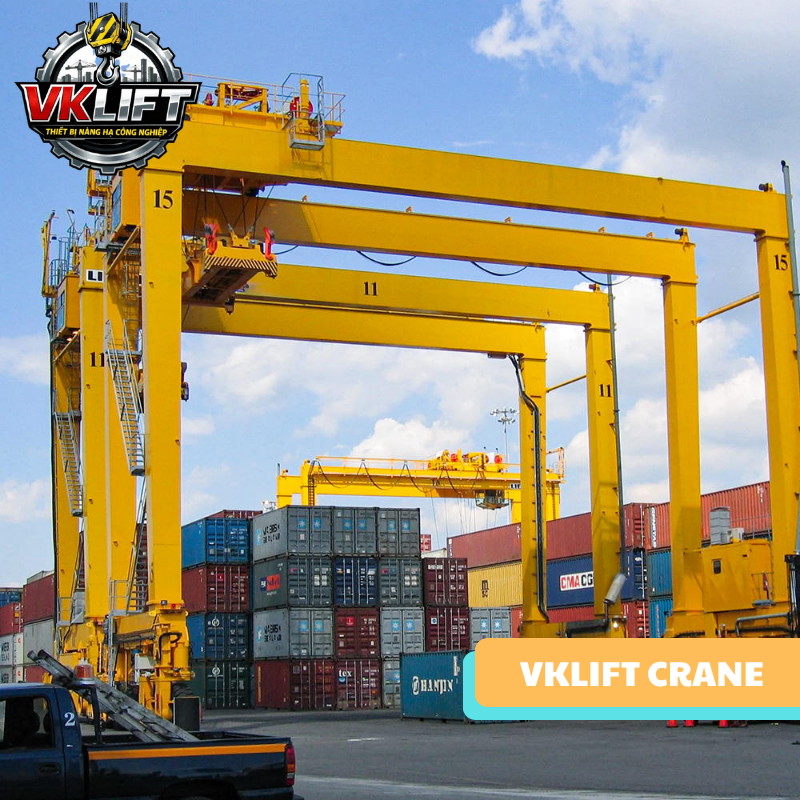 Cổng trục bánh lốp trong cảng container – Giải pháp tối ưu bãi RTG - VNID