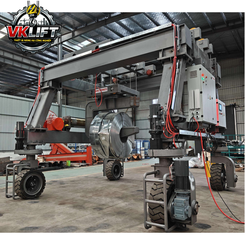 Cổng trục bánh lốp tải trọng tầm trung (10 – 50 tấn) - VNID