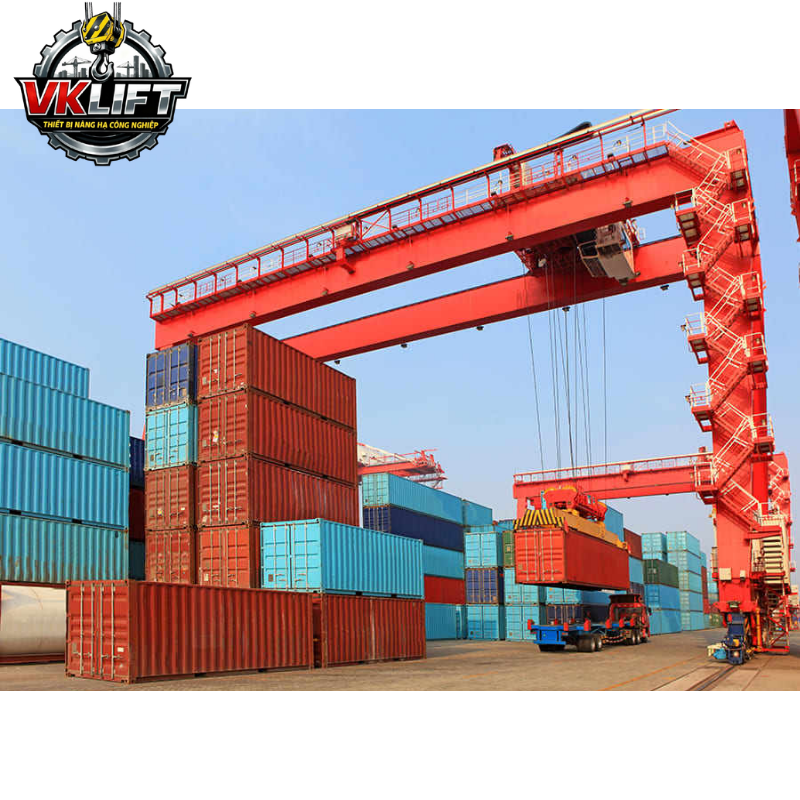 Cổng trục RTG 40 tấn – Tiêu chuẩn phổ biến trong bãi container