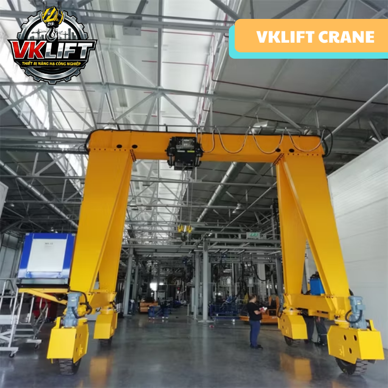 Cổng trục bánh lốp tải trọng thấp (1 – 10 tấn) - VNID