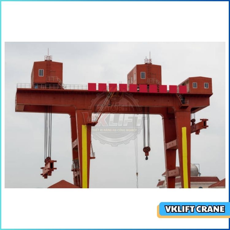 Dự án cổng trục chân dê 2×50/2 tấn tại Thủy điện Bảo Lâm 3A
