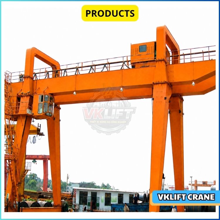 Cổng trục chân dê hạ lưu 10 tấn - Thủy điện Đồng Nai 2
