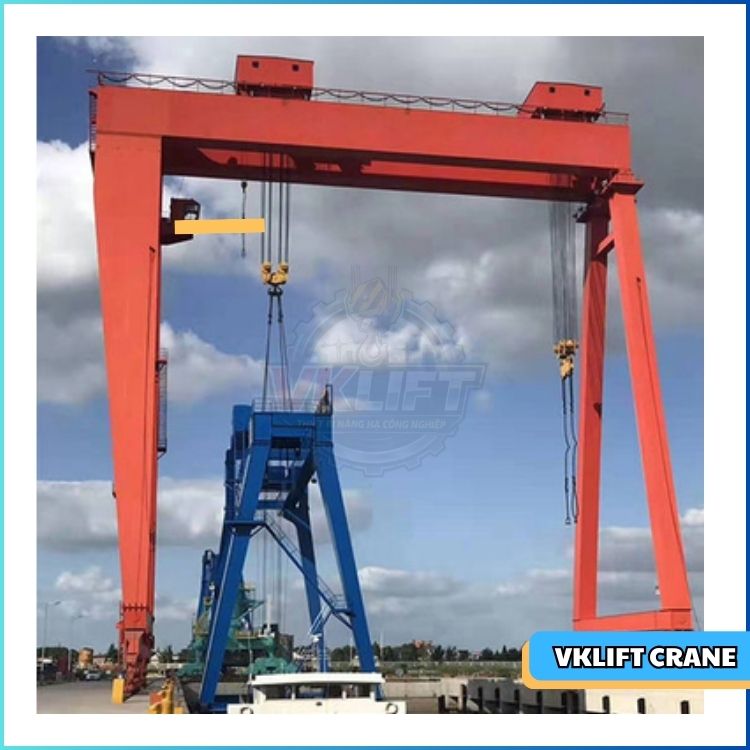 Cổng trục hai dầm có chiều cao nâng lớn