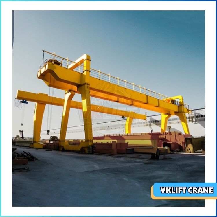 Cổng trục hai dầm khẩu độ lớn và công xôn lớn