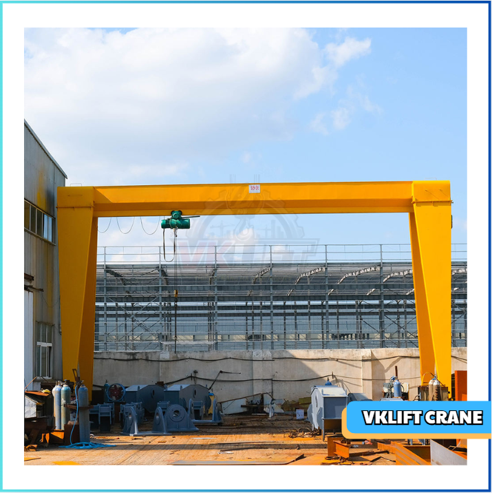 Cổng trục một dầm kết cấu tiêu chuẩn