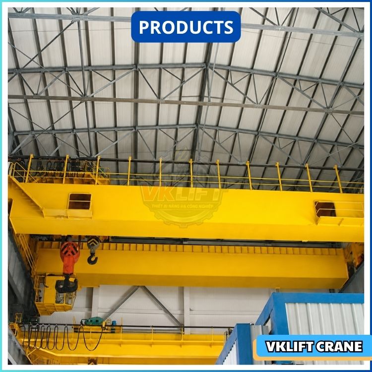 Dự án cầu trục dầm đôi 25/5 tấn – Giải pháp nâng hạ đồng bộ từ VNID