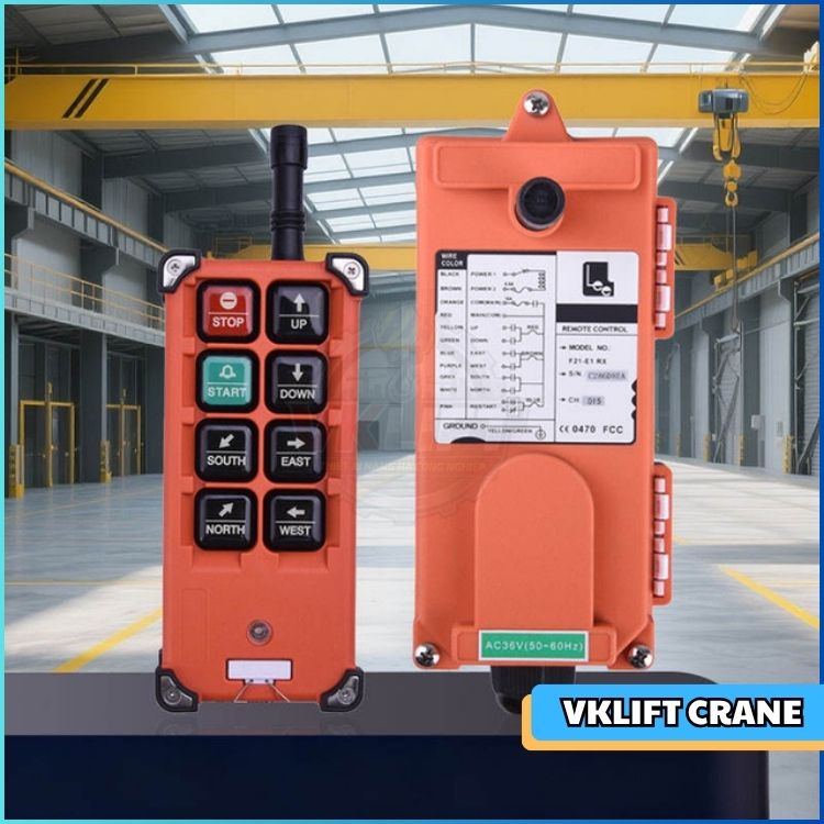 Cách Đấu Bộ Điều Khiển Từ Xa Cầu Trục Vào Tủ Điện Chi Tiết