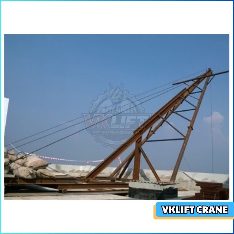 Chế tạo xe tời nâng bồn nước tòa nhà VIGLACERA