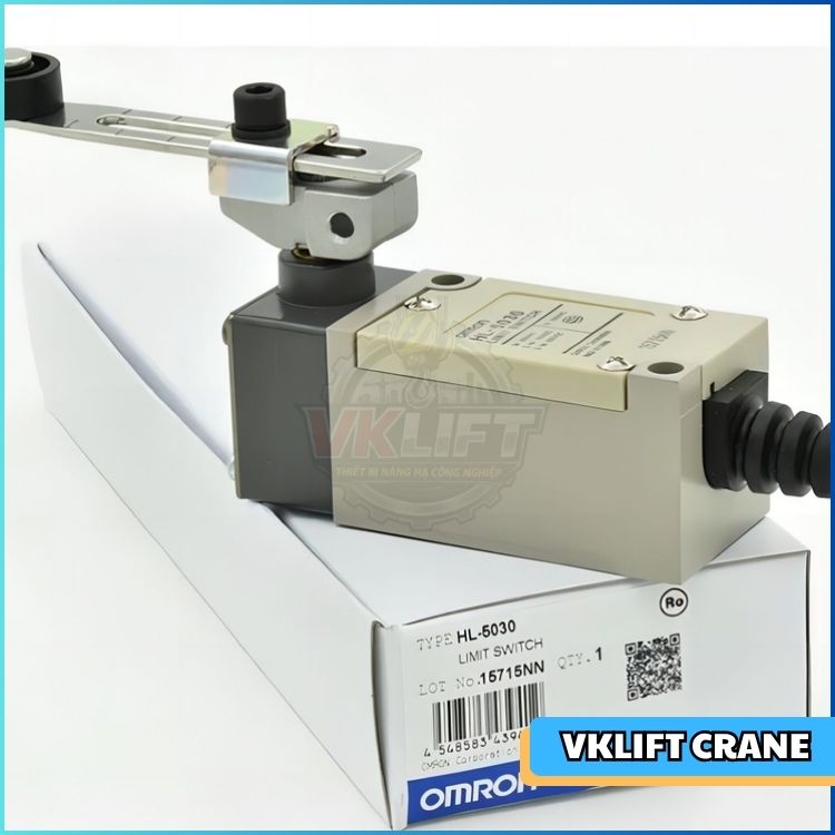 Sơ đồ nguyên lý hoạt động của Limit Switch trong hệ thống điều khiển cầu trục